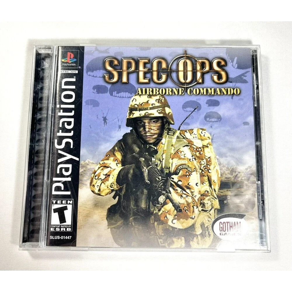 Spec Ops: Airborne Commando Sony PlayStation 1 2002 Complete with Manual Tested